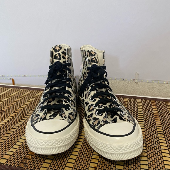 Converse Chuck 70 Glow-In-The-Dark Leopard Print Unisex M8.5 W10.5 Retro - Picture 2 of 10